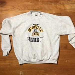 90s Berville Lions Runner Up Crewneck Sweatshirt